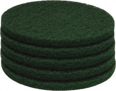 PRO-SOURCE - Stripping Pad - 15" Machine, Green Pad, Polyester - Apex Tool & Supply