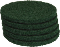 PRO-SOURCE - Stripping Pad - 13" Machine, Green Pad, Polyester - Apex Tool & Supply