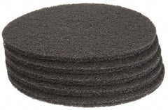 PRO-SOURCE - Stripping Pad - 19" Machine, Black Pad, Polyester - Apex Tool & Supply
