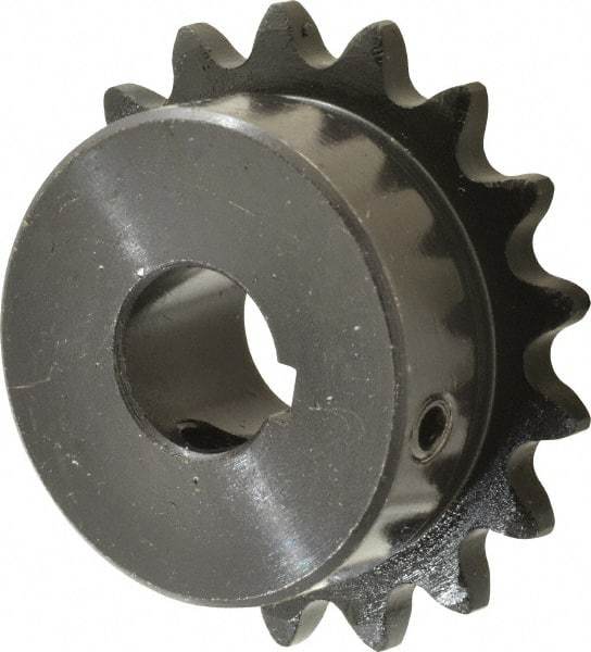 Browning - 17 Teeth, 3/8" Chain Pitch, Chain Size 35, Finished Bore Sprocket - 5/8" Bore Diam, 2.041" Pitch Diam, 2.23" Outside Diam - Apex Tool & Supply