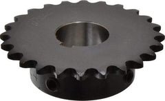Browning - 24 Teeth, 3/8" Chain Pitch, Chain Size 35, Finished Bore Sprocket - 1" Bore Diam, 2.873" Pitch Diam, 3.07" Outside Diam - Apex Tool & Supply