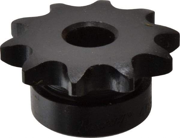 Browning - 10 Teeth, 1/2" Chain Pitch, Chain Size 40, Finished Bore Sprocket - 1/2" Bore Diam, 1.618" Pitch Diam, 1.84" Outside Diam - Apex Tool & Supply