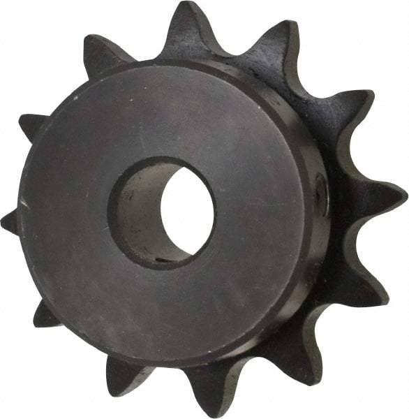 Browning - 12 Teeth, 1/2" Chain Pitch, Chain Size 40, Finished Bore Sprocket - 1/2" Bore Diam, 1.775" Pitch Diam, 2.17" Outside Diam - Apex Tool & Supply