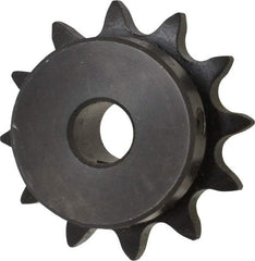 Browning - 12 Teeth, 1/2" Chain Pitch, Chain Size 40, Finished Bore Sprocket - 1/2" Bore Diam, 1.775" Pitch Diam, 2.17" Outside Diam - Apex Tool & Supply