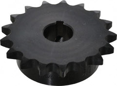 Browning - 17 Teeth, 1/2" Chain Pitch, Chain Size 40, Finished Bore Sprocket - 3/4" Bore Diam, 2.721" Pitch Diam, 2.96" Outside Diam - Apex Tool & Supply