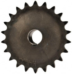 Browning - 22 Teeth, 1/2" Chain Pitch, Chain Size 40, Finished Bore Sprocket - 3/4" Bore Diam, 3.513" Pitch Diam, 3-3/4" Outside Diam - Apex Tool & Supply