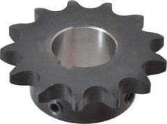 Browning - 13 Teeth, 5/8" Chain Pitch, Chain Size 50, Finished Bore Sprocket - 1-1/8" Bore Diam, 2.612" Pitch Diam, 2.91" Outside Diam - Apex Tool & Supply