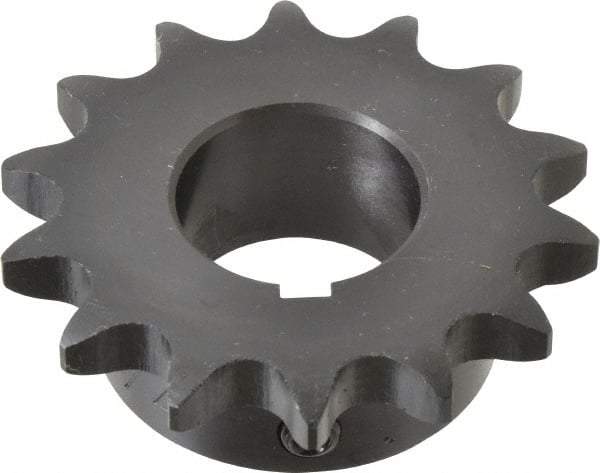 Browning - 14 Teeth, 5/8" Chain Pitch, Chain Size 50, Finished Bore Sprocket - 1-1/4" Bore Diam, 2.809" Pitch Diam, 3.11" Outside Diam - Apex Tool & Supply