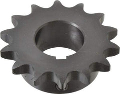 Browning - 14 Teeth, 5/8" Chain Pitch, Chain Size 50, Finished Bore Sprocket - 1-1/4" Bore Diam, 2.809" Pitch Diam, 3.11" Outside Diam - Apex Tool & Supply