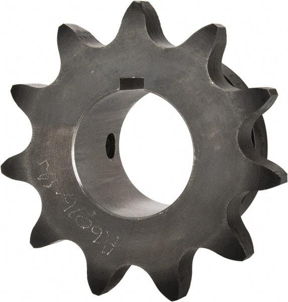 Browning - 11 Teeth, 3/4" Chain Pitch, Chain Size 60, Finished Bore Sprocket - 1-1/4" Bore Diam, 2.662" Pitch Diam, 2.96" Outside Diam - Apex Tool & Supply
