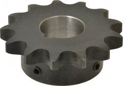 Browning - 13 Teeth, 3/4" Chain Pitch, Chain Size 60, Finished Bore Sprocket - 1-1/4" Bore Diam, 3.134" Pitch Diam, 3.45" Outside Diam - Apex Tool & Supply