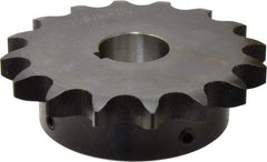 Browning - 16 Teeth, 3/4" Chain Pitch, Chain Size 60, Finished Bore Sprocket - 1-1/8" Bore Diam, 3-27/32" Pitch Diam, 4.22" Outside Diam - Apex Tool & Supply