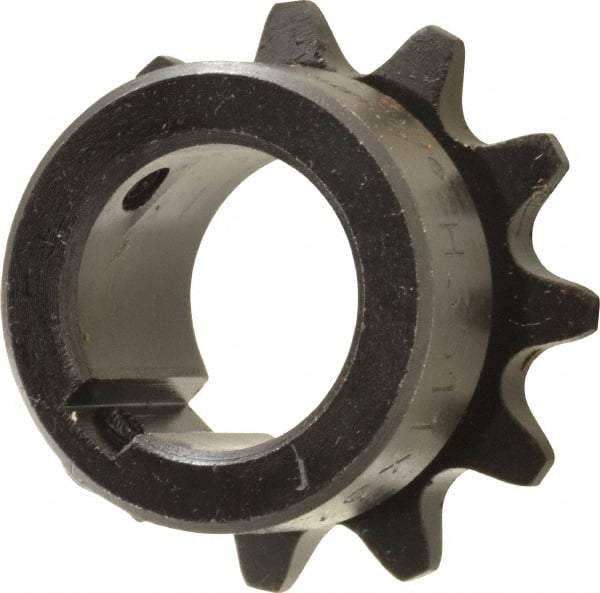 Browning - 11 Teeth, 3/8" Chain Pitch, Chain Size 35, Finished Bore Sprocket - 3/4" Bore Diam, 1.331" Pitch Diam, 1-1/2" Outside Diam - Apex Tool & Supply