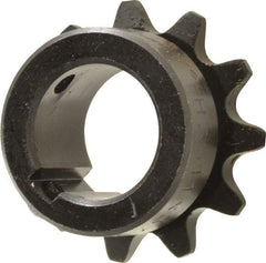 Browning - 11 Teeth, 3/8" Chain Pitch, Chain Size 35, Finished Bore Sprocket - 3/4" Bore Diam, 1.331" Pitch Diam, 1-1/2" Outside Diam - Apex Tool & Supply