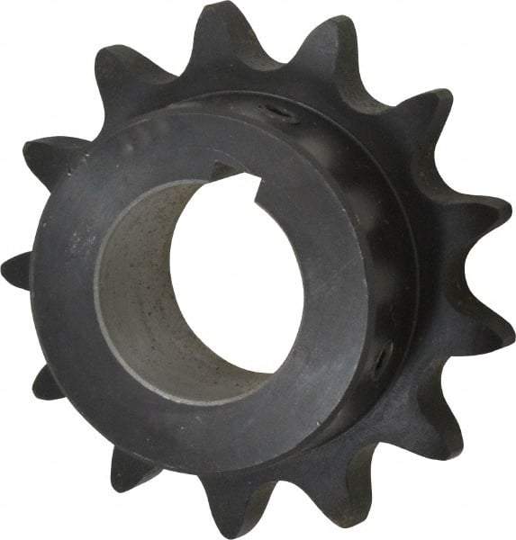 Browning - 13 Teeth, 3/4" Chain Pitch, Chain Size 60, Finished Bore Sprocket - 1-3/8" Bore Diam, 3.134" Pitch Diam, 3.45" Outside Diam - Apex Tool & Supply