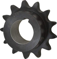 Browning - 13 Teeth, 3/4" Chain Pitch, Chain Size 60, Finished Bore Sprocket - 1-3/8" Bore Diam, 3.134" Pitch Diam, 3.45" Outside Diam - Apex Tool & Supply