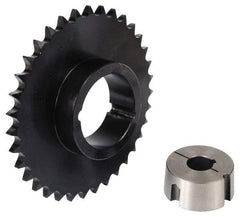 Browning - 24 Teeth, 1" Chain Pitch, Chain Size 80, TB Bushed Sprocket - 7.661" Pitch Diam, 8.2" Outside Diam - Apex Tool & Supply