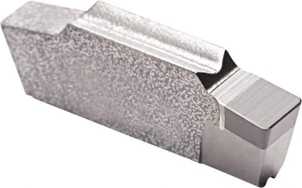 Seco - 1303LCGN Grade CBN010, 0.118" Cutting Width PCBN Grooving Insert - 0.118" Max Depth of Cut, Neutral, 0.016" Corner Radius - Apex Tool & Supply