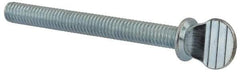 Value Collection - 5/16-18 Oval Shoulder Steel Thumb Screw - 3" OAL, 0.67" Head Height, Zinc-Plated Finish - Apex Tool & Supply
