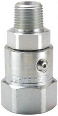 Parker - 1 - 11-1/2 NPTF Steel Hydraulic Hose Male NPT To Female NPT Swivel - 5,000 psi - Apex Tool & Supply