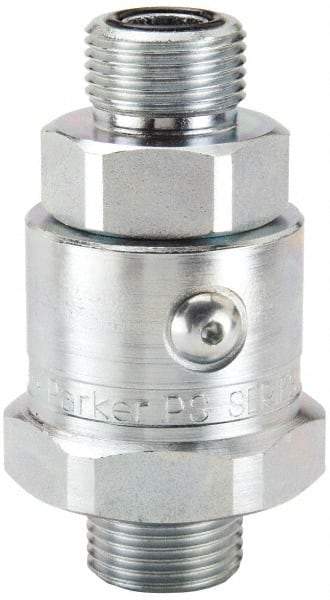 Parker - 11/16-16 Seal-Lok Steel Hydraulic Hose Male ORFS Swivel - 5,000 psi - Apex Tool & Supply