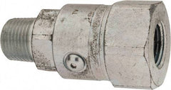 Parker - 1/2-14 NPTF Steel Hydraulic Hose Male NPT To Female NPT Swivel - 5,000 psi - Apex Tool & Supply