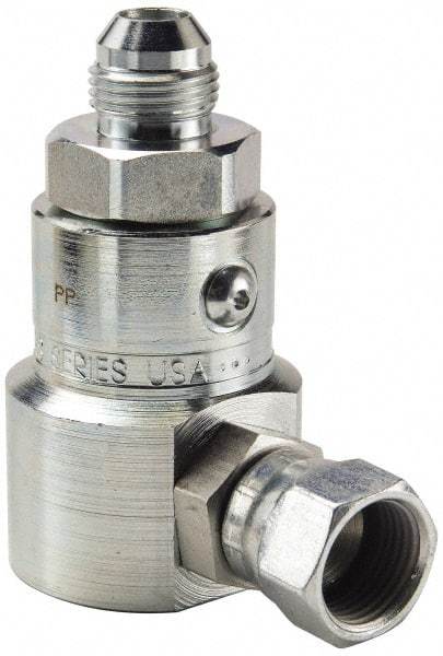 Parker - 3/8-18 SAE (JIC) 37° Flare Steel Hydraulic Hose Male JIC To Female JIC Swivel - 5,000 psi - Apex Tool & Supply