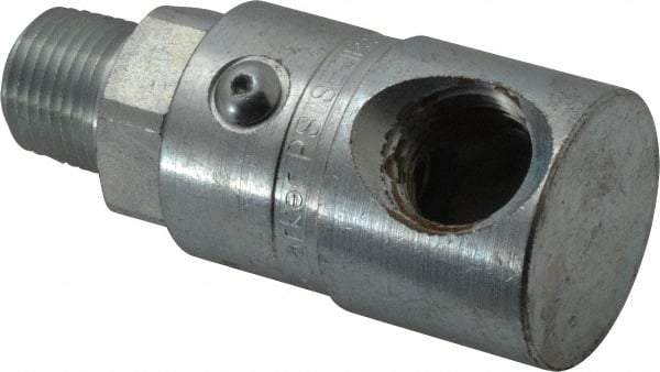 Parker - 1/2-14 NPTF Steel Hydraulic Hose Male NPT To Female NPT Swivel - 5,000 psi - Apex Tool & Supply
