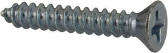 Value Collection - #6 Flat Head Phillips Sheet Metal Screw - Steel, 7/8" OAL, AISI 1016, ASME B18.6.3, ASME B18.6.4 & SAE J933, Grade 1016-1024 - Apex Tool & Supply