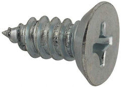 Value Collection - #14 Flat Head Phillips Sheet Metal Screw - Steel, 5/8" OAL, AISI 1016, ASME B18.6.3, ASME B18.6.4 & SAE J933, Grade 1016-1024 - Apex Tool & Supply