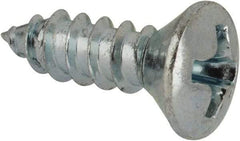 Value Collection - #7 Oval Head Phillips Sheet Metal Screw - Steel, 1/2" OAL, AISI 1016, ANSI/ASME B18.6.4, ASME B18.6.3 & SAE J933, Grade 1016-1024 - Apex Tool & Supply
