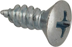 Value Collection - #8 Oval Head Phillips Sheet Metal Screw - Steel, 1/2" OAL, AISI 1016, ANSI/ASME B18.6.4, ASME B18.6.3 & SAE J933, Grade 1016-1024 - Apex Tool & Supply