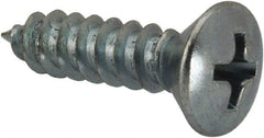 Value Collection - #10 Oval Head Phillips Sheet Metal Screw - Steel, 3/4" OAL, AISI 1016, ANSI/ASME B18.6.4, ASME B18.6.3 & SAE J933, Grade 1016-1024 - Apex Tool & Supply