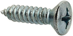 Value Collection - #14 Oval Head Phillips Sheet Metal Screw - Steel, 1" OAL, AISI 1016, ANSI/ASME B18.6.4, ASME B18.6.3 & SAE J933, Grade 1016-1024 - Apex Tool & Supply