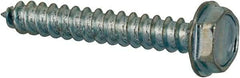 Value Collection - #4 Hex Washer Head Sheet Metal Screw - Steel, 3/4" Length Under Head, AISI 1016, ASME B18.6.3, ASME B18.6.4 & SAE J933, Grade 1016-1024 - Apex Tool & Supply