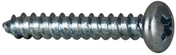 Value Collection - #6 Pan Head Phillips Sheet Metal Screw - Steel, 7/8" Length Under Head, AISI 1016, ASME B18.6.3, ASME B18.6.4 & SAE J933, Grade 1016-1024 - Apex Tool & Supply