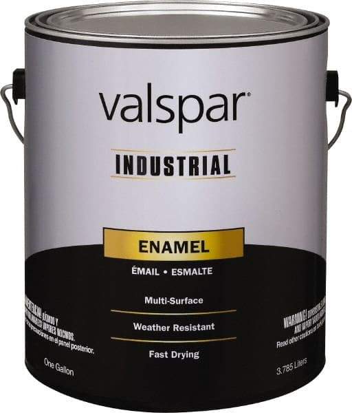 Valspar - 1 Gal Black Gloss Finish Enamel Paint - Interior/Exterior, 400 gL VOC Compliance - Apex Tool & Supply