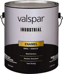 Valspar - 1 Gal Black Gloss Finish Enamel Paint - Interior/Exterior, 400 gL VOC Compliance - Apex Tool & Supply