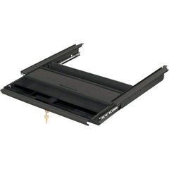Hon - Metal Center Drawer Desk - 19" Wide x 14-3/4" Deep x 3" High, Charcoal - Apex Tool & Supply