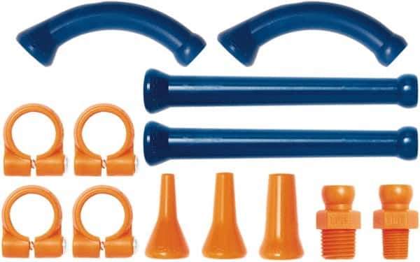 Loc-Line - 1/4" Hose Inside Diam, Coolant Hose Extension Element Kit - For Use with Loc-Line Modular Hose System - Apex Tool & Supply