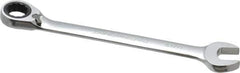 Paramount - 11/16" 12 Point Offset Combination Wrench - 15° Offset Angle, 6-1/2" OAL, Chrome Vanadium Steel, Polished Finish - Apex Tool & Supply