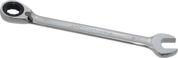 Paramount - 1/2" 12 Point Offset Combination Wrench - 15° Offset Angle, 5-3/4" OAL, Chrome Vanadium Steel, Polished Finish - Apex Tool & Supply