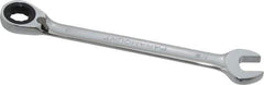 Paramount - 1/2" 12 Point Offset Combination Wrench - 15° Offset Angle, 5-3/4" OAL, Chrome Vanadium Steel, Polished Finish - Apex Tool & Supply