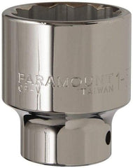 Paramount - 1-5/8", 3/4" Drive, Standard Hand Socket - 12 Points, 2-5/8" OAL - Apex Tool & Supply