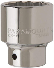 Paramount - 1-1/2", 3/4" Drive, Standard Hand Socket - 12 Points, 2-13/32" OAL - Apex Tool & Supply