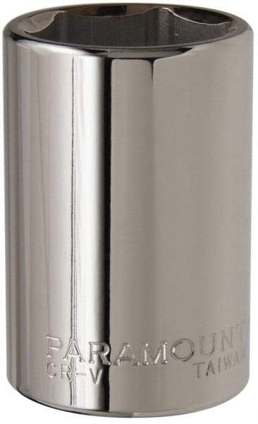 Paramount - 1-5/16", 3/4" Drive, Deep Hand Socket - 6 Points, 3-1/2" OAL, Steel, Chrome Finish - Apex Tool & Supply