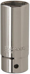 Paramount - 1", 3/4" Drive, Deep Hand Socket - 6 Points, 3-1/2" OAL, Steel, Chrome Finish - Apex Tool & Supply