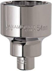 Paramount - 3/4" Drive, Standard Hand Socket - 12 Points, 3-13/64" OAL, Steel, Chrome Finish - Apex Tool & Supply