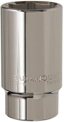 Paramount - 1-7/16", 3/4" Drive, Deep Hand Socket - 6 Points, 3-1/2" OAL, Steel, Chrome Finish - Apex Tool & Supply