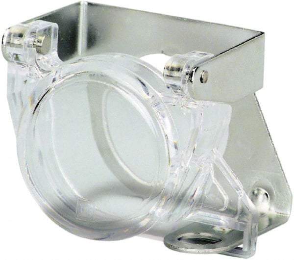 Square D - 30mm, Clear, Selector Switch Padlock Attachment - For Use with 9001K/SK Selector Switches - Apex Tool & Supply